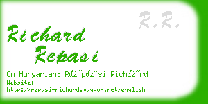 richard repasi business card